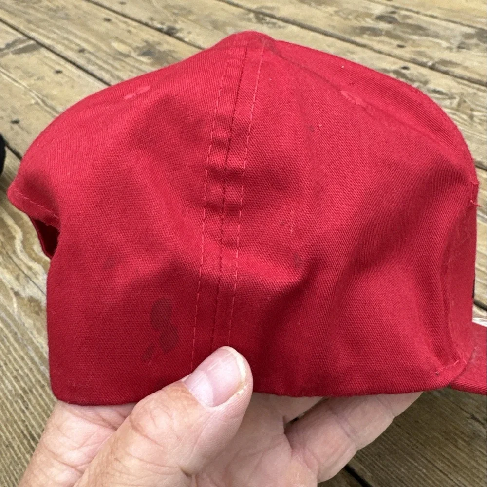 Vintage 90s Cincinnati Reds Snapback Hat MLB Red Cap American Needle